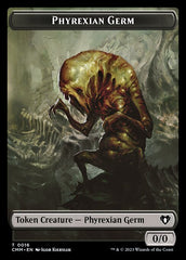 Elemental (0026) // Phyrexian Germ Double-Sided Token [Commander Masters Tokens] | Odin's Place