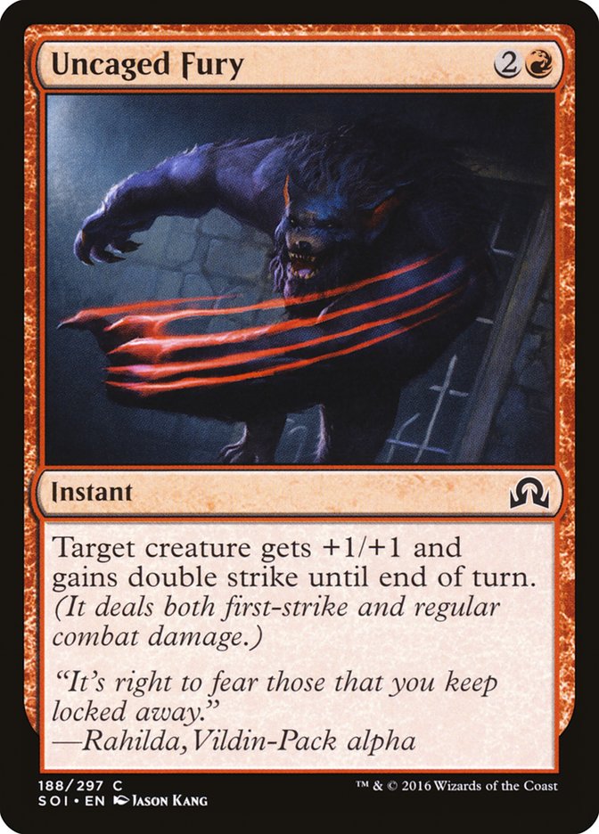 Uncaged Fury (188) [Shadows over Innistrad] | Odin's Place