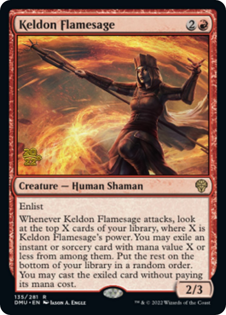 Keldon Flamesage [Dominaria United Prerelease Promos] | Odin's Place