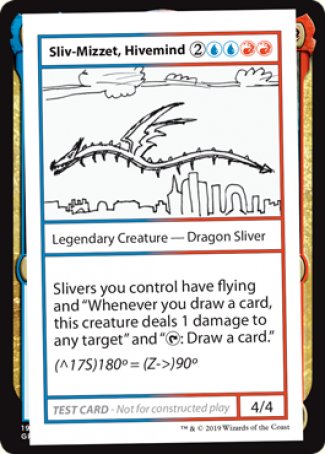 Sliv-Mizzet, Hivemind (2021 Edition) [Mystery Booster Playtest Cards] | Odin's Place