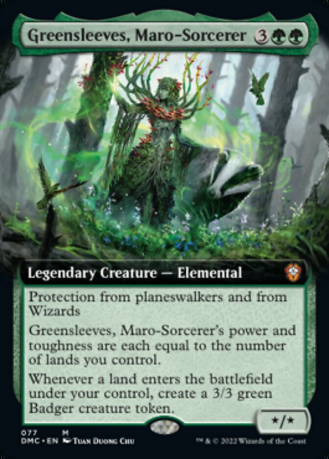 Greensleeves, Maro-Sorcerer (Extended Art) [Dominaria United Commander] | Odin's Place