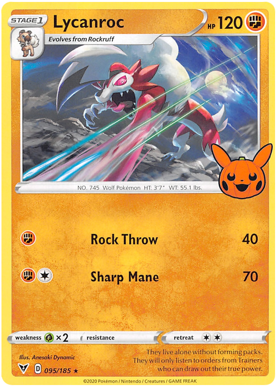 Lycanroc (095/185) [Trick or Trade 2023] | Odin's Place