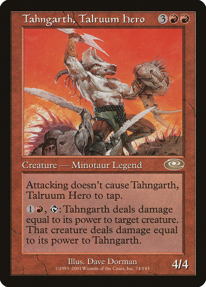Tahngarth, Talruum Hero (74) (Dave Dorman) [Planeshift] | Odin's Place