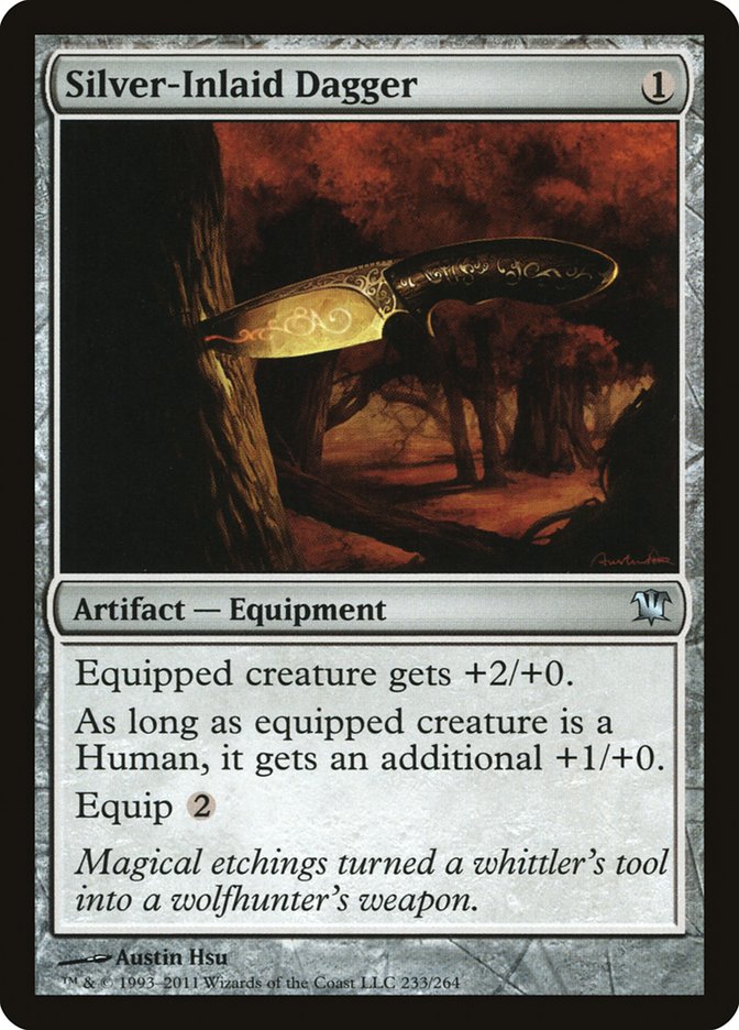 Silver-Inlaid Dagger (233) [Innistrad] | Odin's Place