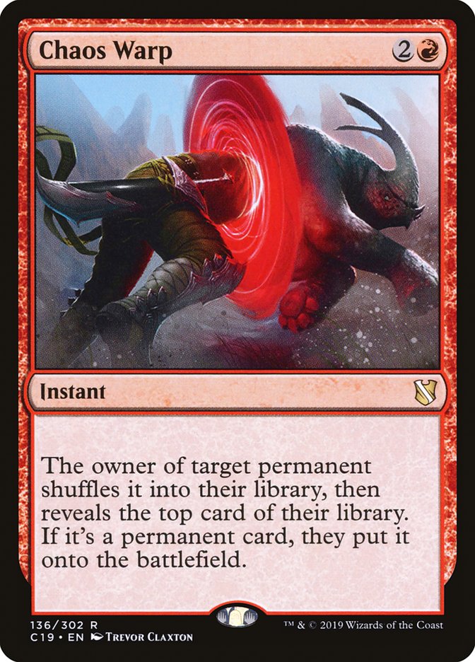 Chaos Warp [Commander 2019] | Odin's Place