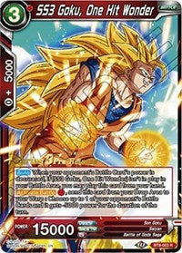 SS3 Goku, One Hit Wonder (BT8-003_PR) [Malicious Machinations Prerelease Promos] | Odin's Place