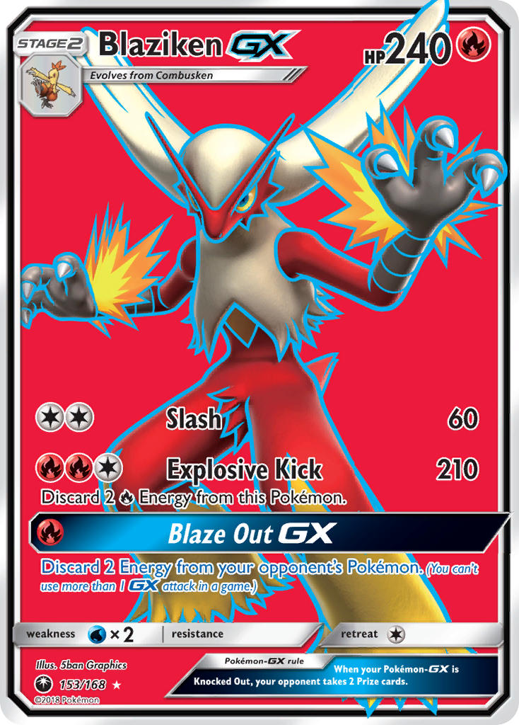 Blaziken GX (153/168) [Sun & Moon: Celestial Storm] | Odin's Place