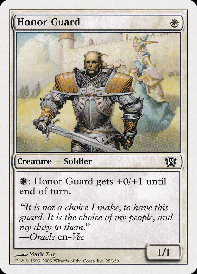 Honor Guard (25) [Eighth Edition] | Odin's Place
