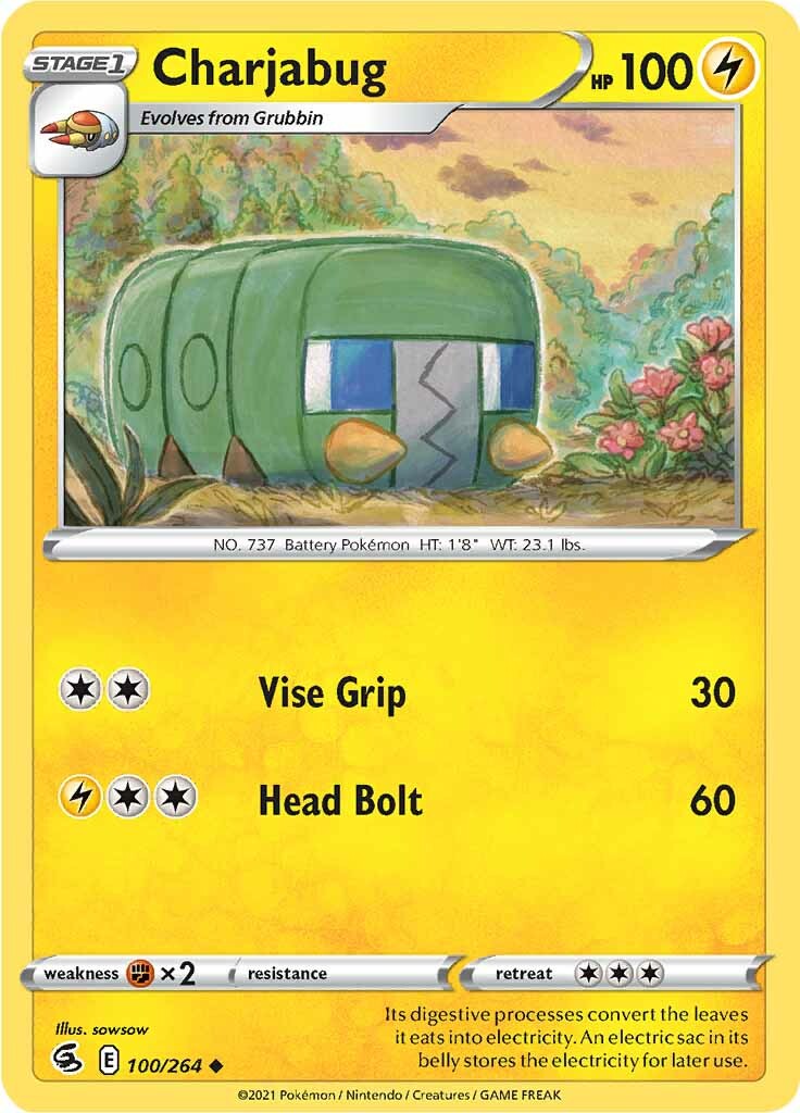 Charjabug (100/264) [Sword & Shield: Fusion Strike] | Odin's Place