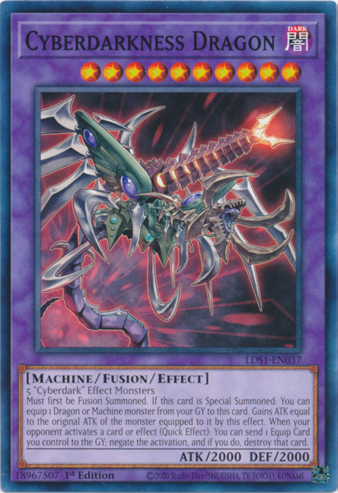 Cyberdarkness Dragon [LDS1-EN037] Common | Odin's Place