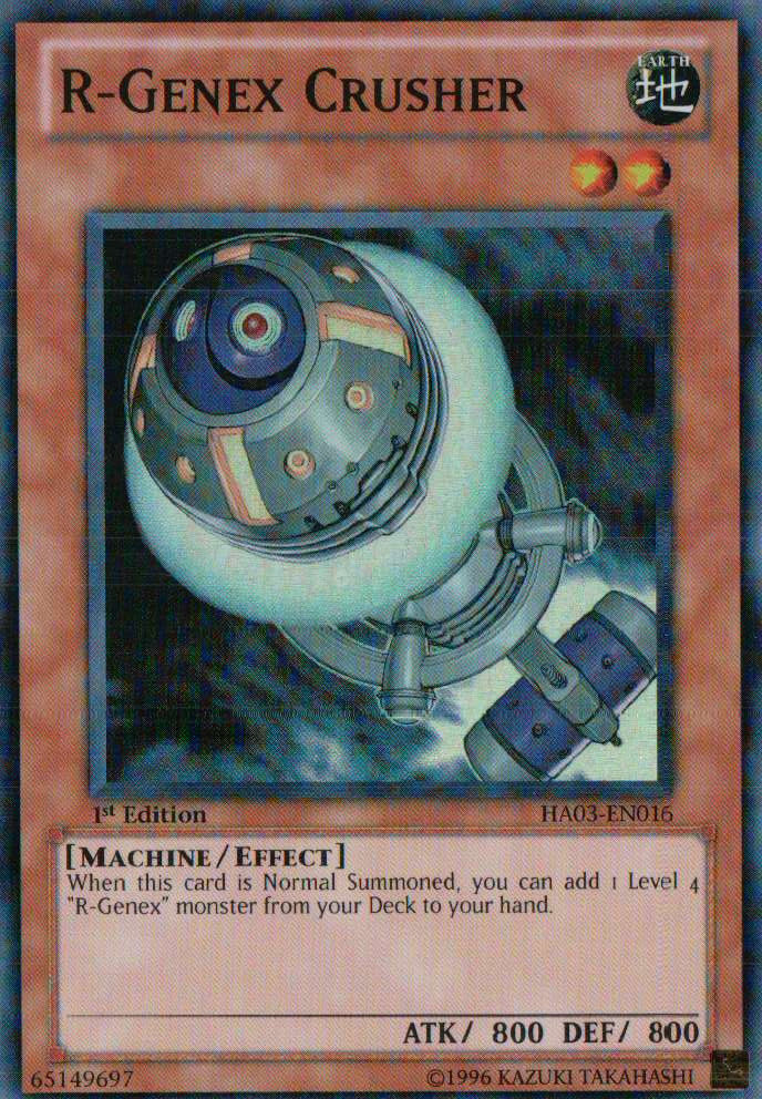R-Genex Crusher [HA03-EN016] Super Rare | Odin's Place