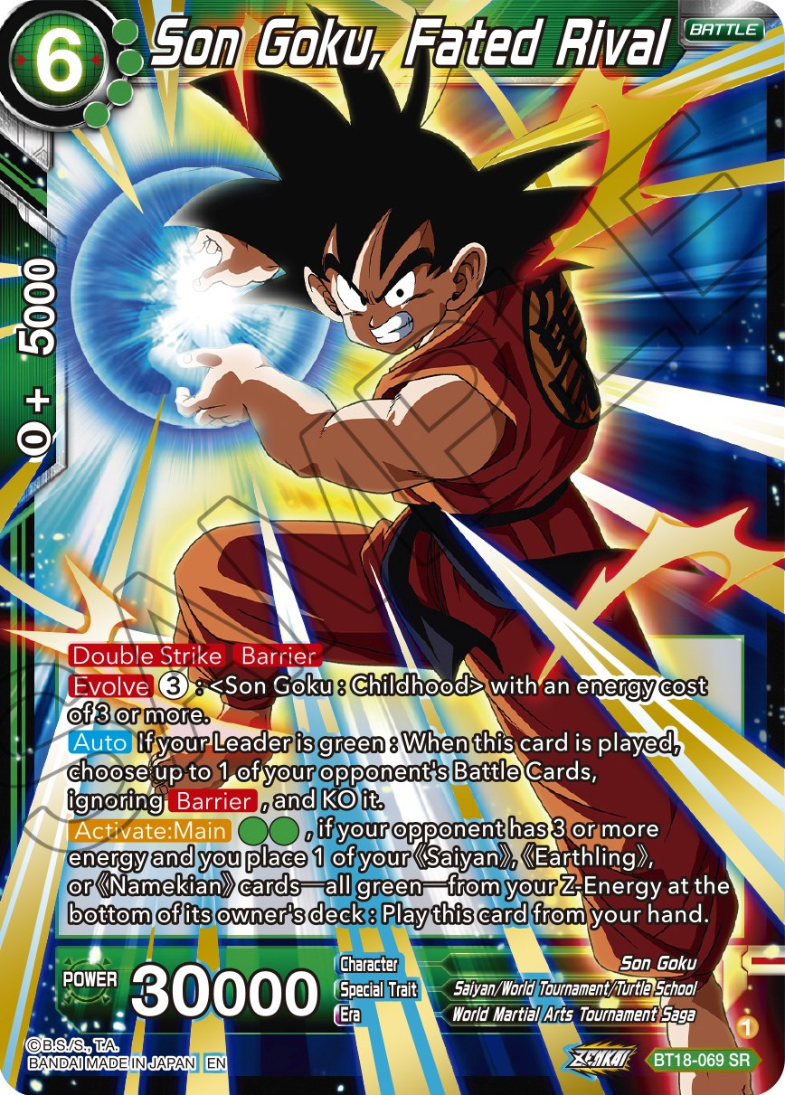 Son Goku, Fated Rival (BT18-069) [Dawn of the Z-Legends] | Odin's Place