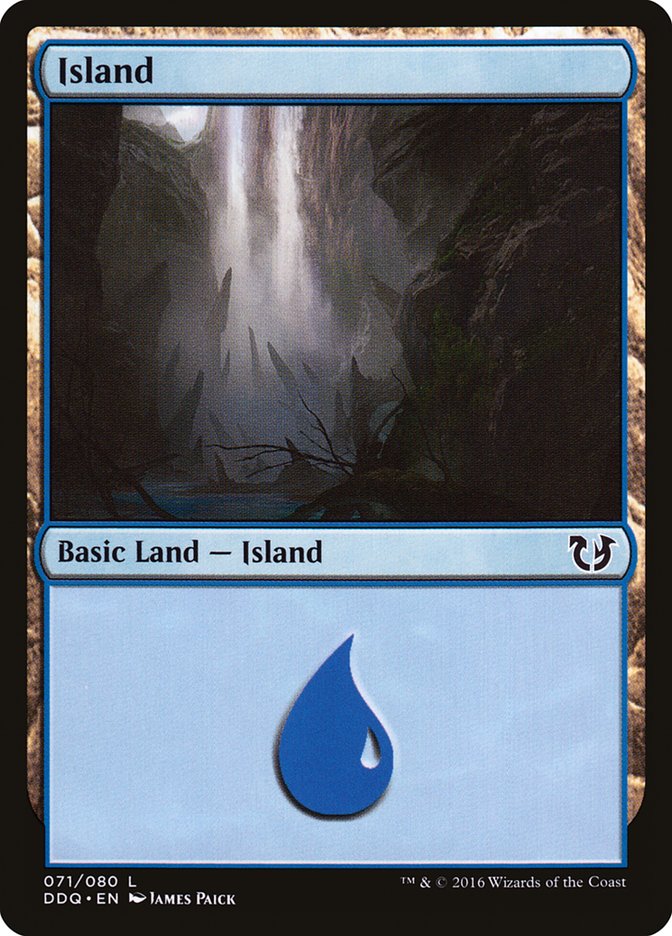 Island (71) [Duel Decks: Blessed vs. Cursed] | Odin's Place