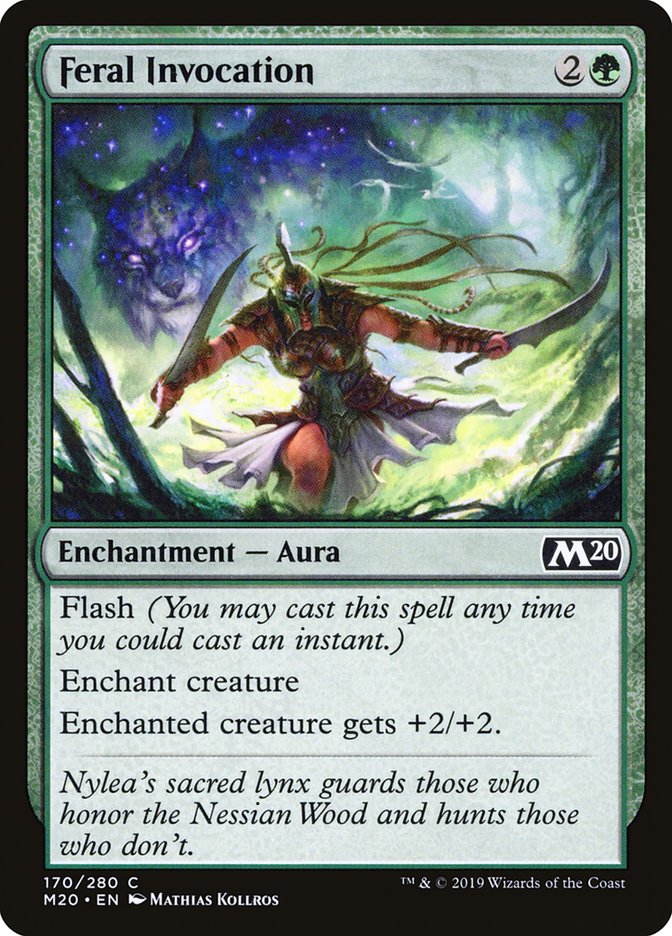 Feral Invocation [Core Set 2020] | Odin's Place