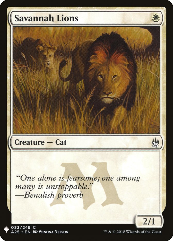 Savannah Lions [Mystery Booster] | Odin's Place