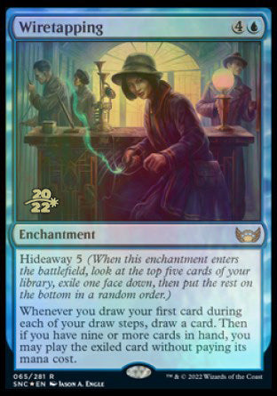 Wiretapping [Streets of New Capenna Prerelease Promos] | Odin's Place