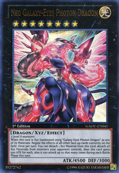 Neo Galaxy-Eyes Photon Dragon [GAOV-EN041] Ultra Rare | Odin's Place