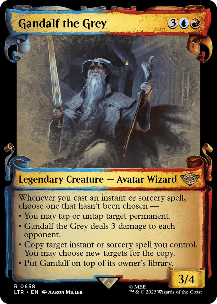 Gandalf the Grey [The Lord of the Rings: Tales of Middle-Earth Showcase Scrolls] | Odin's Place