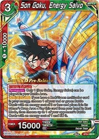 Son Goku, Energy Salvo (BT8-106_PR) [Malicious Machinations Prerelease Promos] | Odin's Place