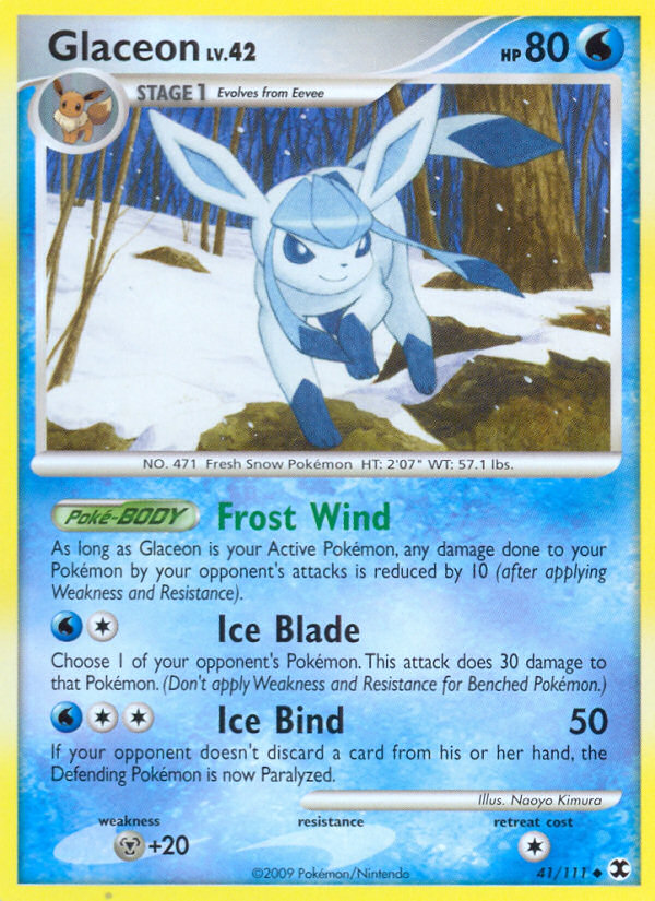 Glaceon (41/111) [Platinum: Rising Rivals] | Odin's Place