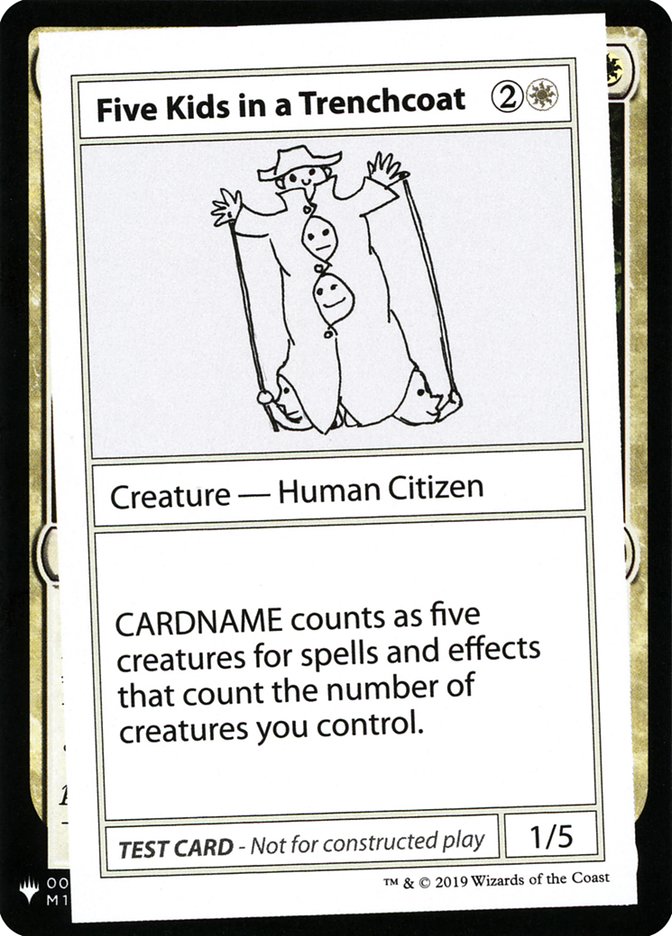 Five Kids in a Trenchcoat [Mystery Booster Playtest Cards] | Odin's Place