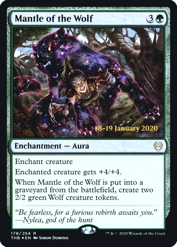 Mantle of the Wolf [Theros Beyond Death Prerelease Promos] | Odin's Place