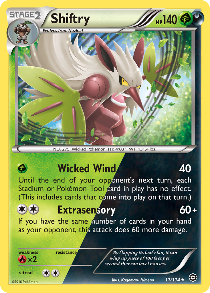 Shiftry (11/114) [XY: Steam Siege] | Odin's Place