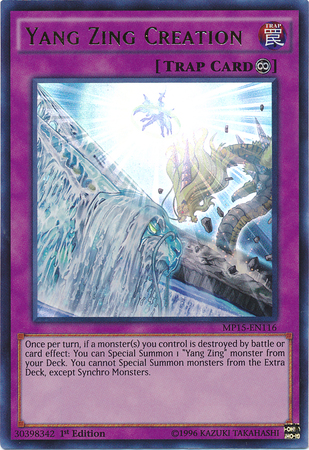 Yang Zing Creation [MP15-EN116] Ultra Rare | Odin's Place