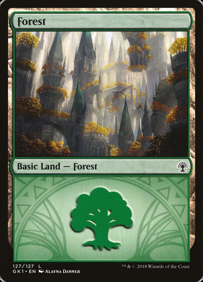 Forest (127) [Guilds of Ravnica Guild Kit] | Odin's Place