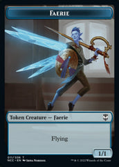 Faerie // Rogue Double-Sided Token [Streets of New Capenna Commander Tokens] | Odin's Place