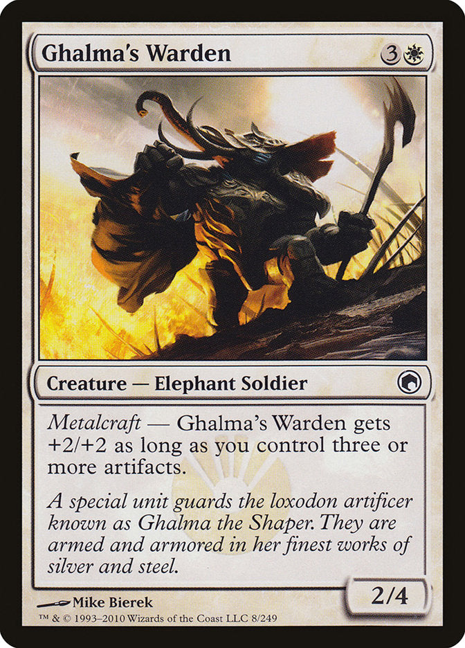 Ghalma's Warden (8) [Scars of Mirrodin] | Odin's Place