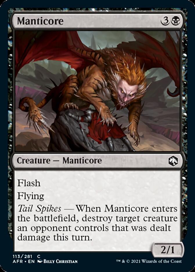 Manticore [Dungeons & Dragons: Adventures in the Forgotten Realms] | Odin's Place