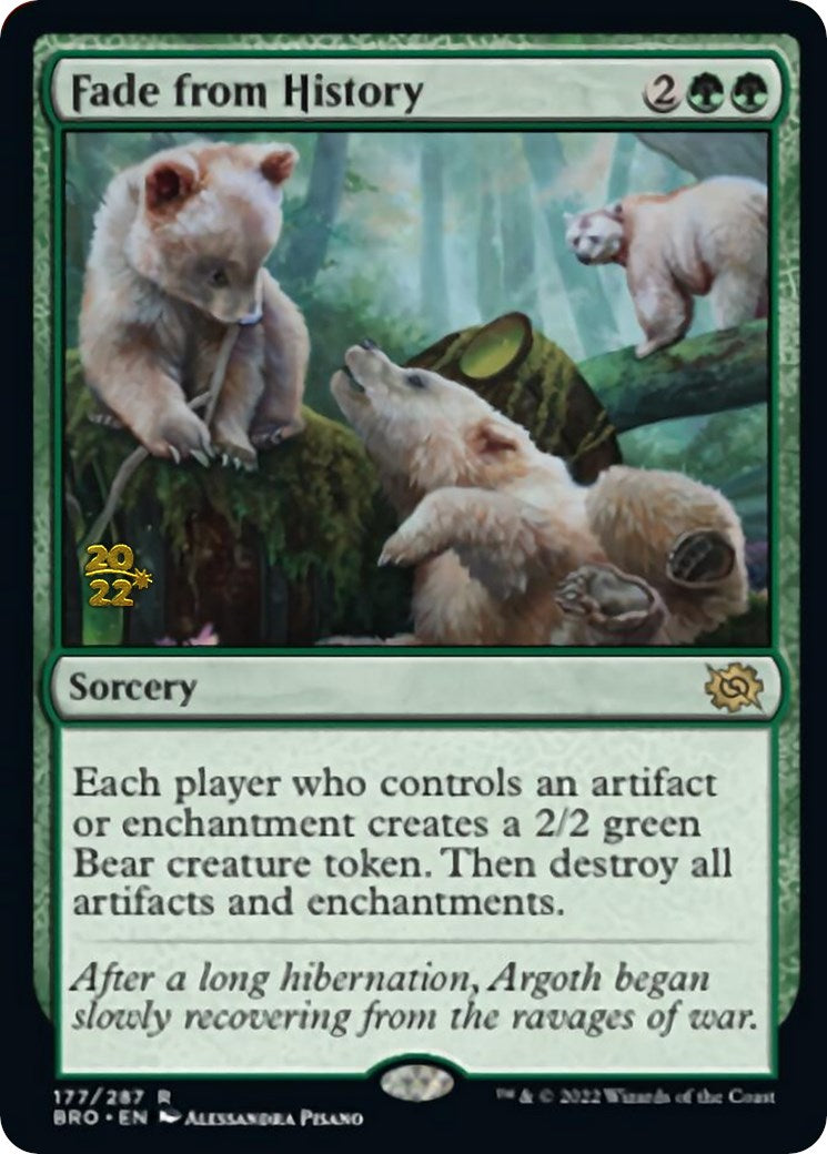 Fade from History [The Brothers' War Prerelease Promos] | Odin's Place