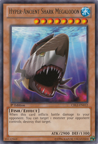 Hyper-Ancient Shark Megalodon [CBLZ-EN012] Rare | Odin's Place