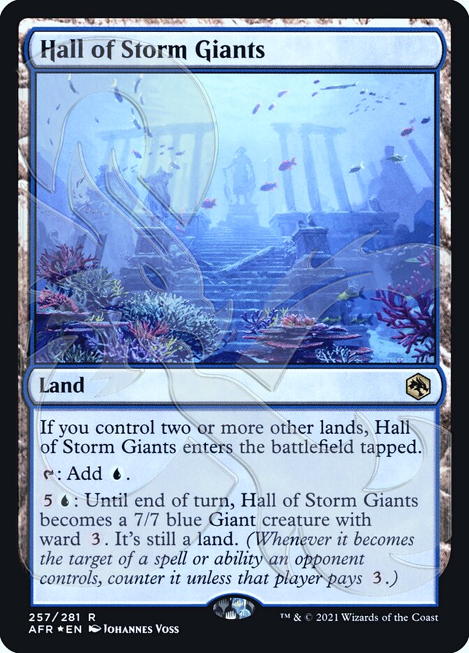 Hall of Storm Giants (Ampersand Promo) [Dungeons & Dragons: Adventures in the Forgotten Realms Promos] | Odin's Place