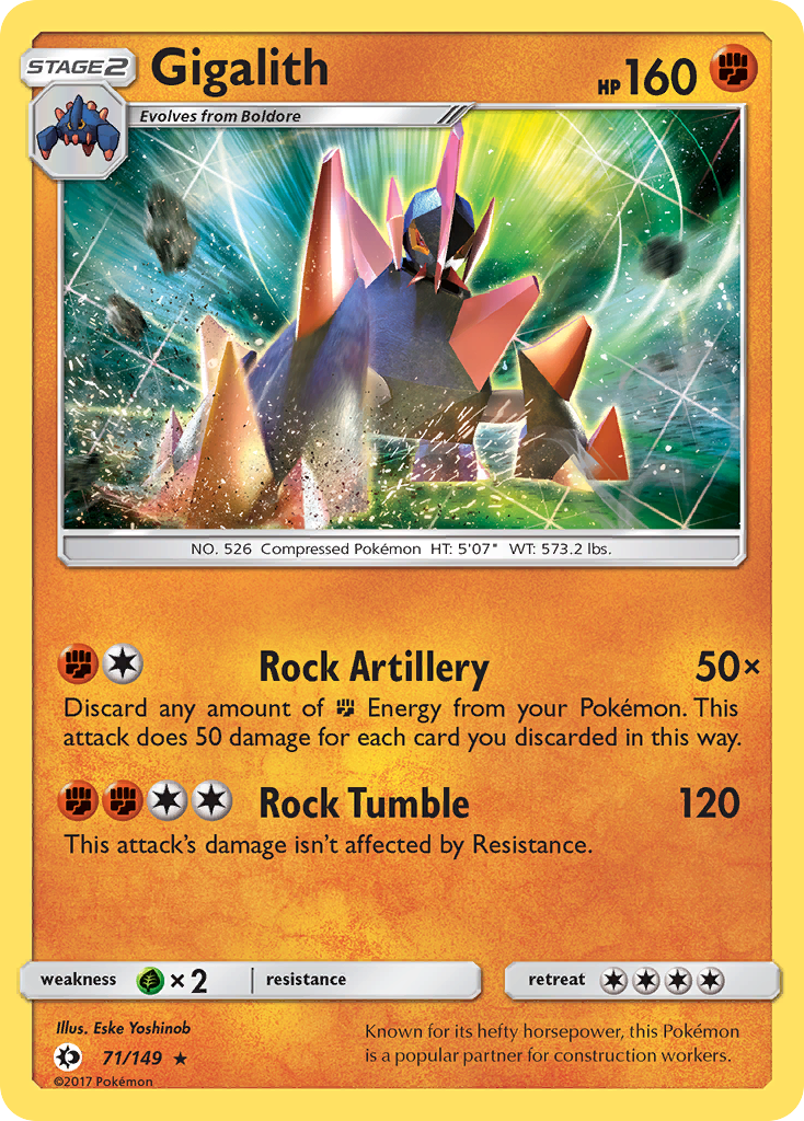Gigalith (71/149) [Sun & Moon: Base Set] | Odin's Place