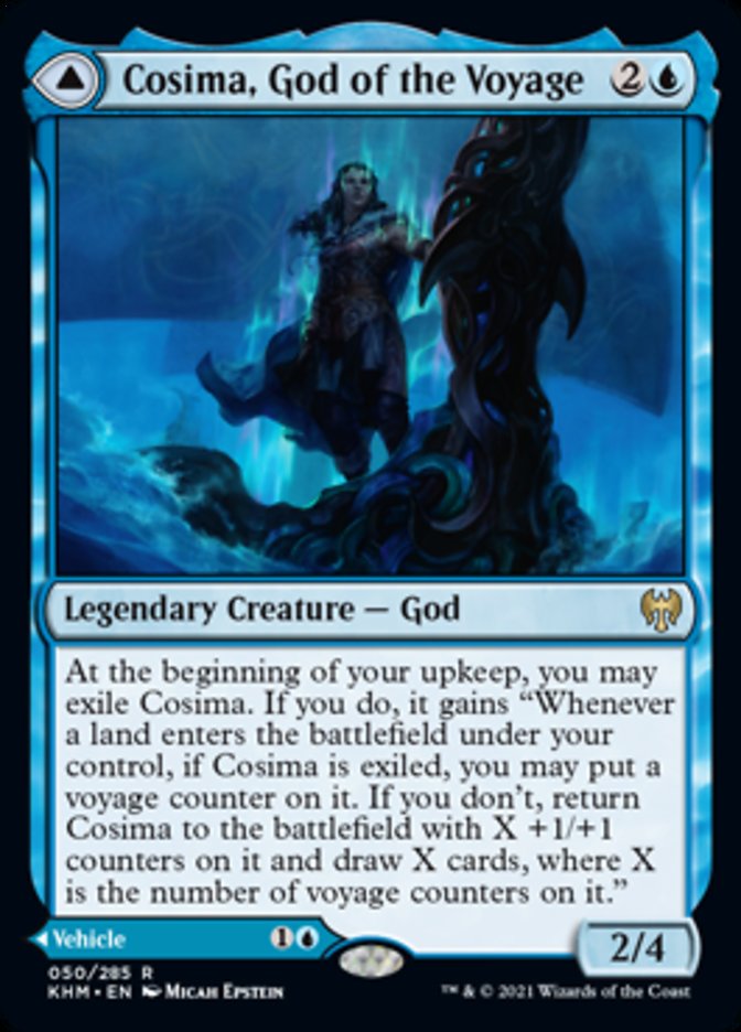 Cosima, God of the Voyage // The Omenkeel [Kaldheim] | Odin's Place