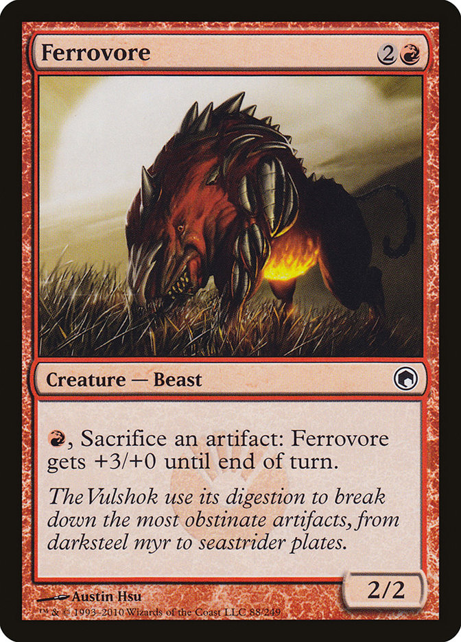 Ferrovore (88) [Scars of Mirrodin] | Odin's Place