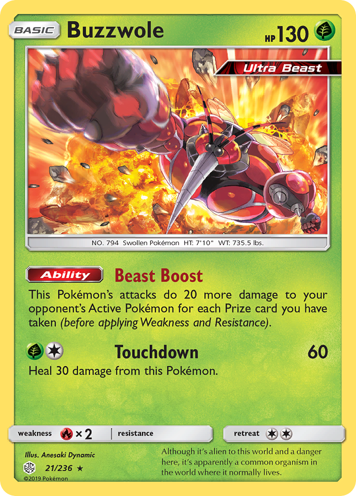 Buzzwole (21/236) [Sun & Moon: Cosmic Eclipse] | Odin's Place