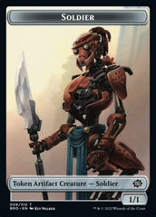 Powerstone // Soldier (009) Double-Sided Token [The Brothers' War Tokens] | Odin's Place