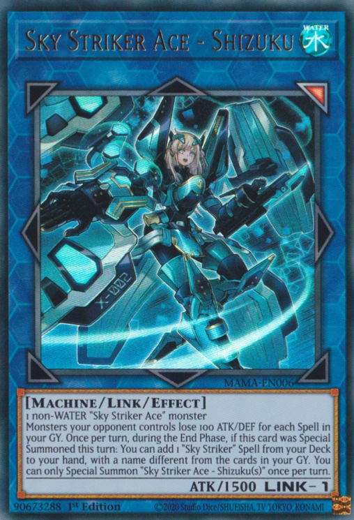 Sky Striker Ace - Shizuku [MAMA-EN006] Ultra Rare | Odin's Place