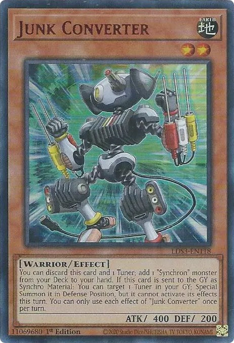 Junk Converter (Red) [LDS3-EN118] Ultra Rare | Odin's Place