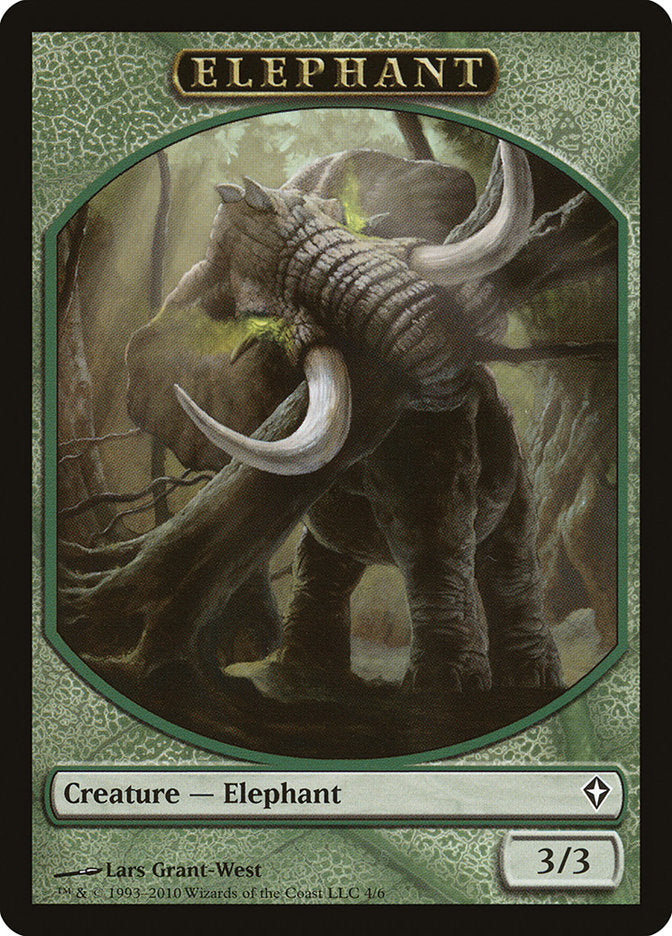 Elephant Token (4) [Worldwake Tokens] | Odin's Place