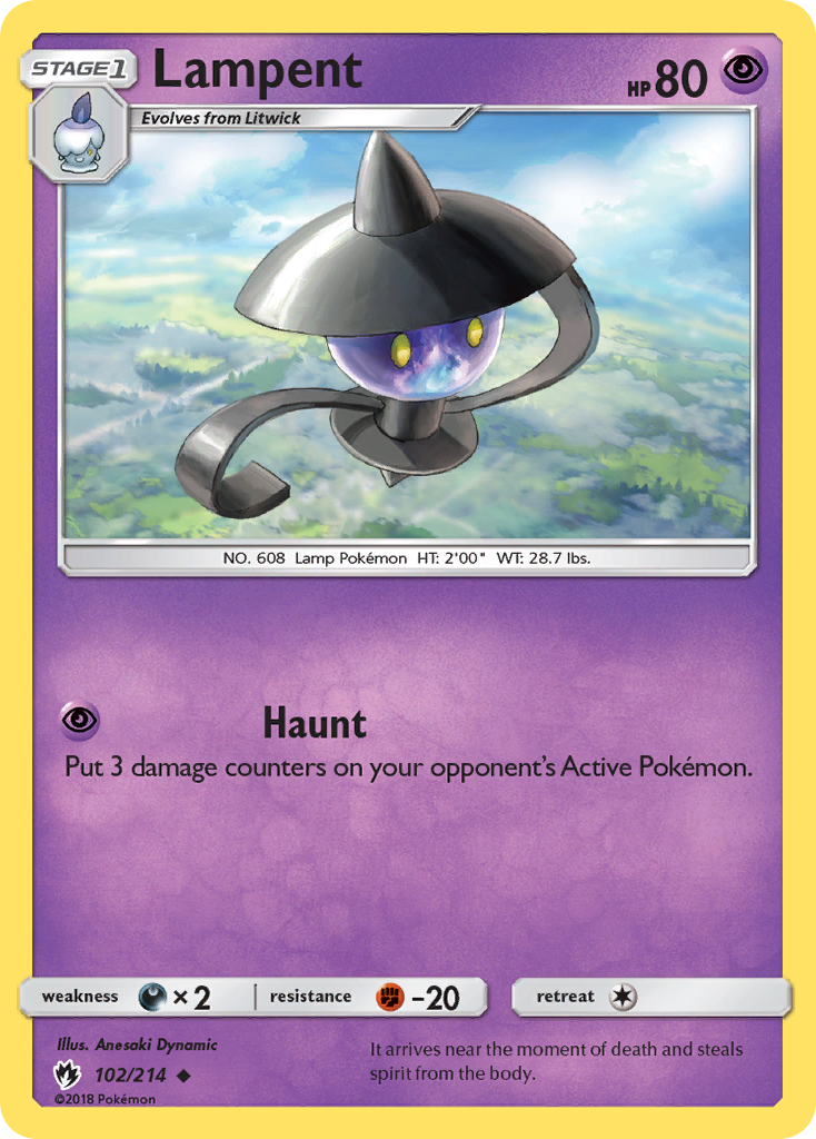Lampent (102/214) [Sun & Moon: Lost Thunder] | Odin's Place
