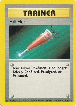 Full Heal (82/102) [Base Set Unlimited] | Odin's Place