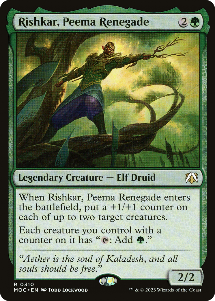 Rishkar, Peema Renegade [March of the Machine Commander] | Odin's Place