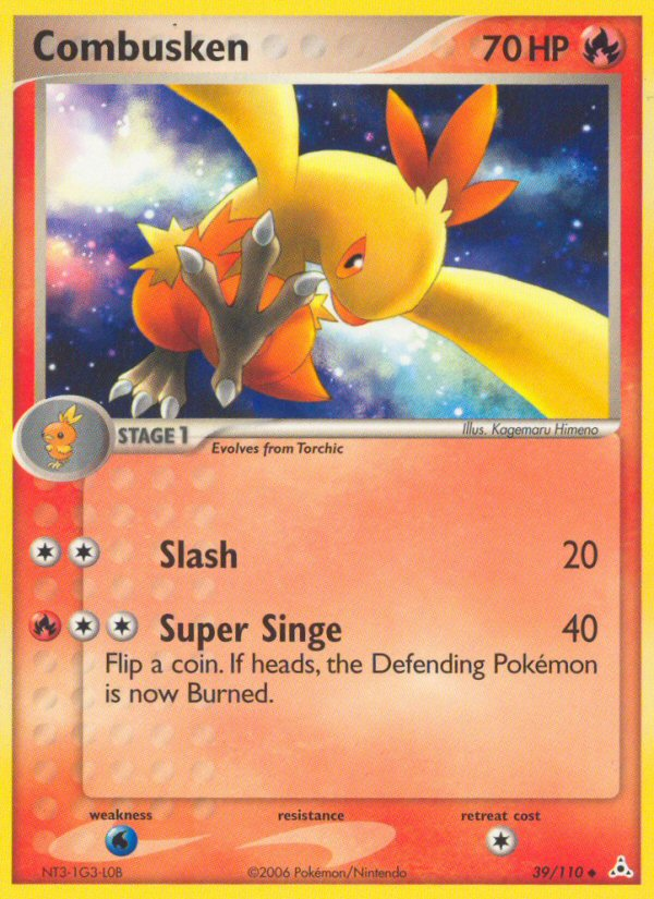 Combusken (39/110) [EX: Holon Phantoms] | Odin's Place