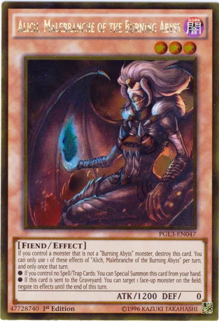 Alich, Malebranche of the Burning Abyss [PGL3-EN047] Gold Rare | Odin's Place
