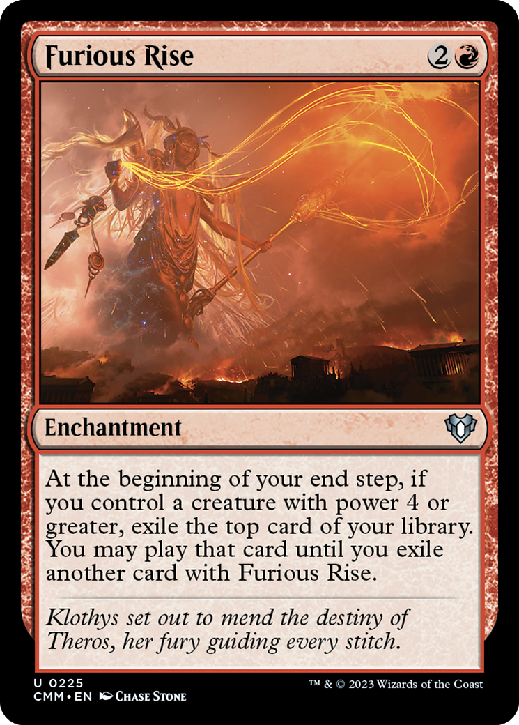 Furious Rise [Commander Masters] | Odin's Place