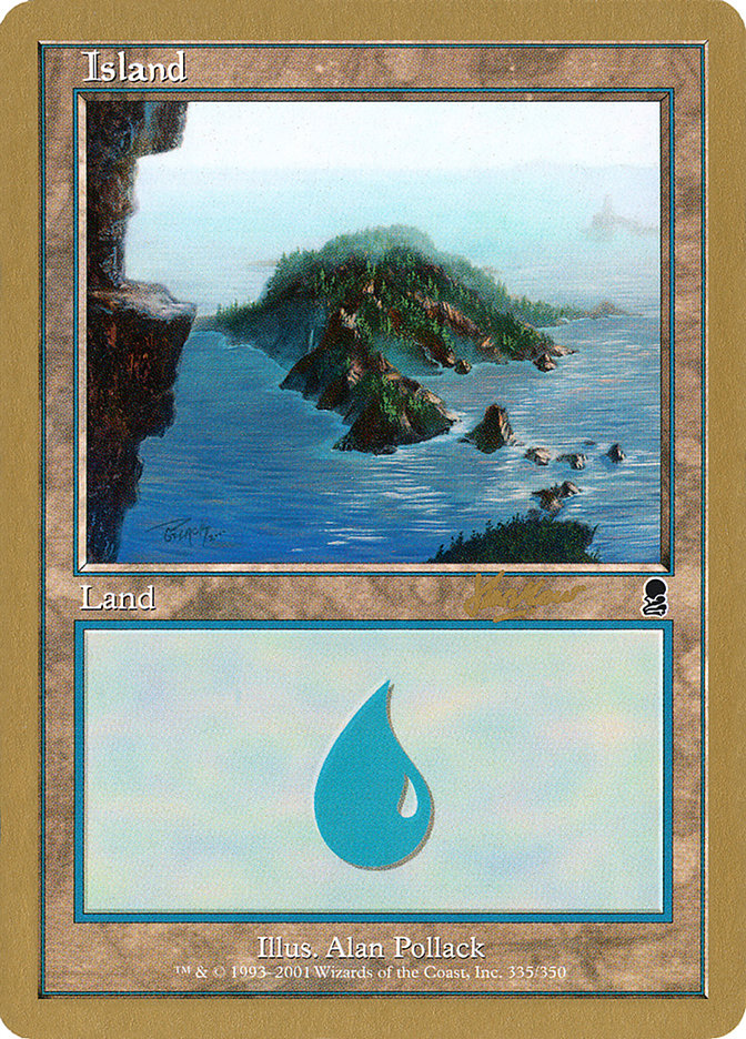Island (shh335) (Sim Han How) [World Championship Decks 2002] | Odin's Place